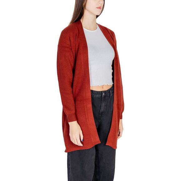 Vero Moda Red Viscose Women's Cardigan - Picture 5 of 5